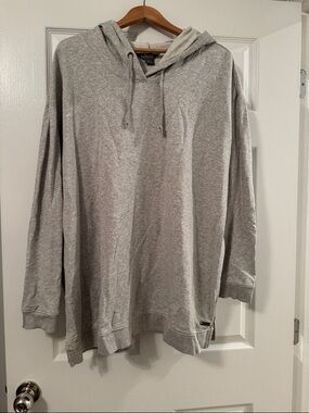 Natural Reflections Light Gray Women's Hooded Pullover